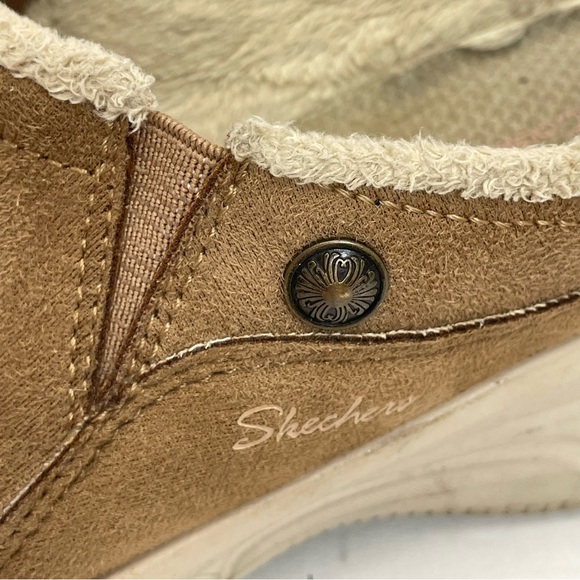 Skechers Easy Going Latte 2 Clogs Tan Slip-On Walking Mules Size 8 - Picture 2 of 8